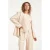 Smashed Lemon Linnen-look blazer met dubbele knoopsluiting |