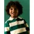 NAME IT MINI rechtvallende gestreepte sweater – groen