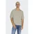 ONLY & SONS loose polo grof gebreid beige