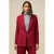 Oltre Milano Knit Fabric Blazer Red
