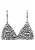 VENICE BEACH Sportbikinitop  zwart / wit