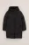 WE Fashion – Meisjes lange pufferjas – Regular fit – Zwart –
