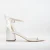 Rochelle Ivoor Bridal Sandalen with Ribbon