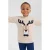 s.Oliver gebreide trui met print – beige