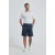 William de Faye Linnen shorts blauw