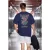Oversized T-shirt met print en ronde hals