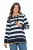 LAURASØN Sweatshirt  marine / wit