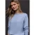 Street One Dames Basis duikboot jumper in Blauw