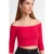 Dames Off-shoulder Crop Blouse