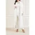 GUESS Marciano By  Paula Faux Fur Long Pale Coat Pearl