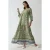 Geprinte Viscose Maxi Jurk met Ronde Hals
