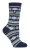 Dames Nordic Sokken | Heat Holders Lite | Lichtgewicht Thermische Wintersokken voor Vrouwen – Indigo/Roze