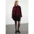 TRENDYOLMİLLA Dames Bordeaux Effen Regular fit Jassen