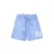Retour Jeans relaxed regular waist gestreepte casual short lichtblauw