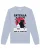 Watapparel Sweatshirt ‘ Catzilla ‘  lichtblauw / donkerroze / zwart / wit