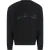 Diesel Monotone Logo Zwarte Sweatshirt