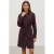 VERO MODA korte jurk met ceintuur – bruin