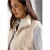 Zacht gilet in bontlook
