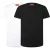 Hugo Boss Heren Logo Slim T-Shirt (Set van 2) (Zwart, Wit)