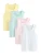 Next Onderhemd ‘Trident’  geel / mintgroen / rosa / wit
