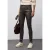 Street One Dames Slim Fit gecoate broek in Bruin