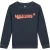 Malelions Junior Inked Sweater | Navy/Dark Orange