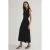 TRENDYOLMİLLA Dames Zwart Effen Midi Mouwloos Avond / Dagelijks Skater Jurken