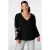MS Mode Plus Size top met borduursels – zwart