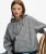 Geruite Raglan Windbreaker Jas Relaxed Pasvorm Brown