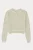 Gelaagd Gebreid Relaxed Crop Sweater met Ronde Hals