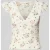 Only Slim fit top met diepe V-hals model ‘SAGA’