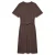 VERO MODA T-shirtjurk met ceintuur – bruin
