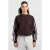 America Today cropped trui donkerbruin