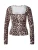ABOUT YOU Shirt ‘Penny’  beige / bruin / zwart