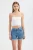 Strapless Basis Crop Top