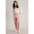 White Stuff Blake Straight Crop Jean Mid Pink