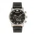 Breed Ryker chronograaf horloge met leren bandje met datum
