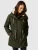 Navahoo Ireliaa Dames Parka – Windafstotende winterjas met teddyvoering en capuchon – Olijf
