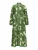 OBJECT Blousejurk ‘OBJJACIRA’  grasgroen / wit