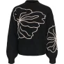 Jacqueline de Yong Jdyjella l/s flower pullover knt no