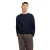 Jack And Jones Heren Pullover met platte gebreide ronde hals (Navy Blazer)