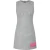 Off White Dames/Dames Wollen Mouwloze Mini Jurk (Grijs)