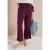 7/8 High Waist broek met wijde pijpen in Loose Fit