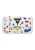 MYMO Clutch ‘Pop Eyetheme’  gemengde kleuren / wit