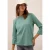 Cecil Dames Basic geribd shirt in Groen