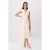 TRENDYOLMİLLA Dames Wit Effen Midi Mouwloos A-lijn Jurken
