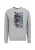 Oldskull Sweatshirt ‘Xtreme Samurai Skull Logo Graphic’  grijs