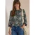 Blouse met 3/4-mouwen en print