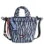 Tommy Jeans crossbody tas TJW Icon met zebraprint lichtblauw