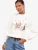 Lipsy Sweatshirt  olijfgroen / aubergine / wit